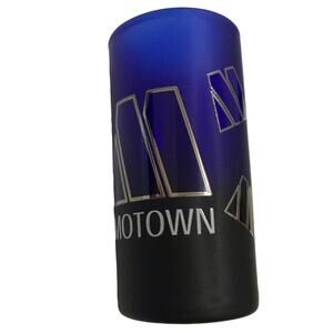 Motown Records Blue Shot Glass
